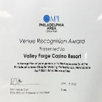 venue recognition award
