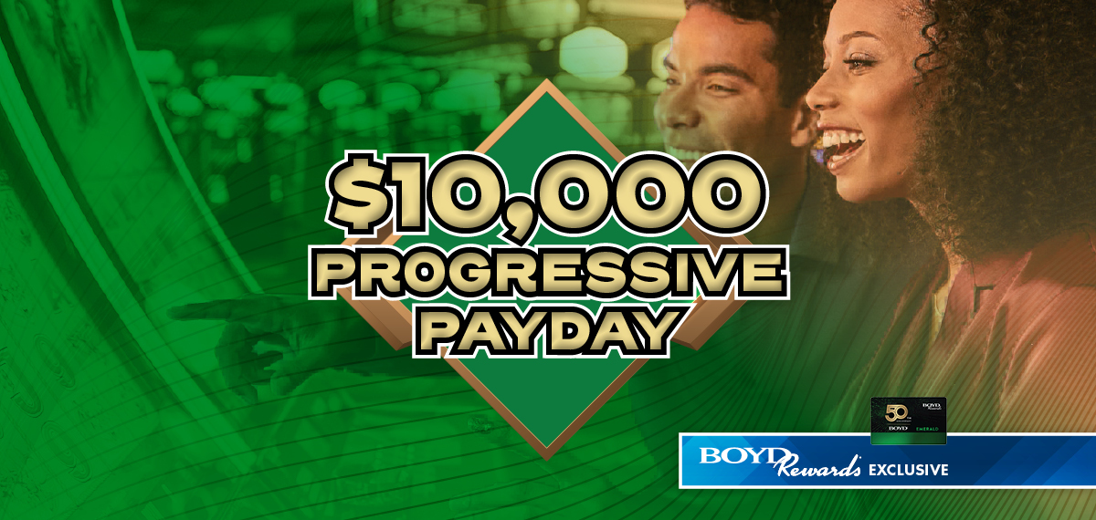 $10,000 Progressive Payday
