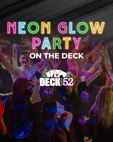 Neon Glow Party on the Deck
