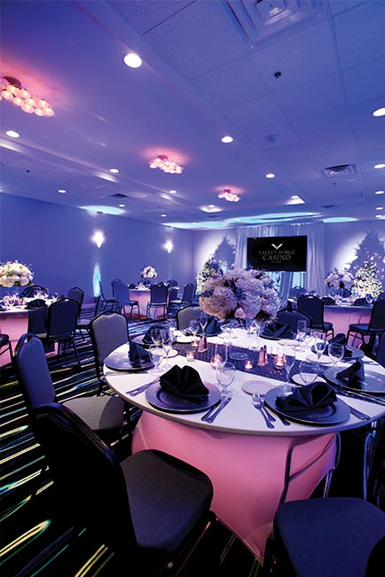 Laurel Ballroom Event Setup at Valley Forge Casino Resort