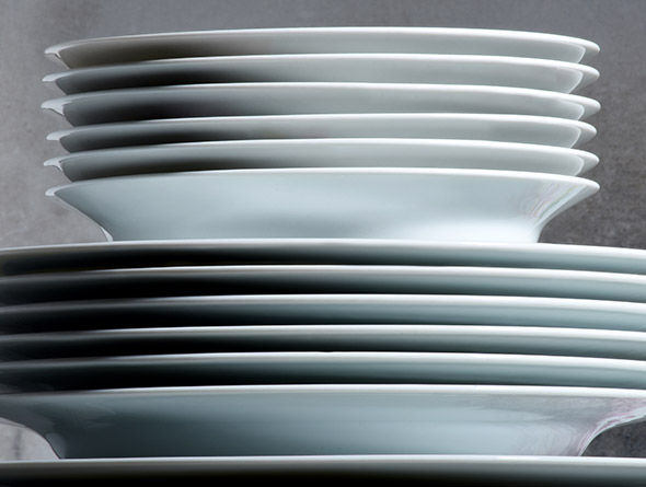 stack of dishes
