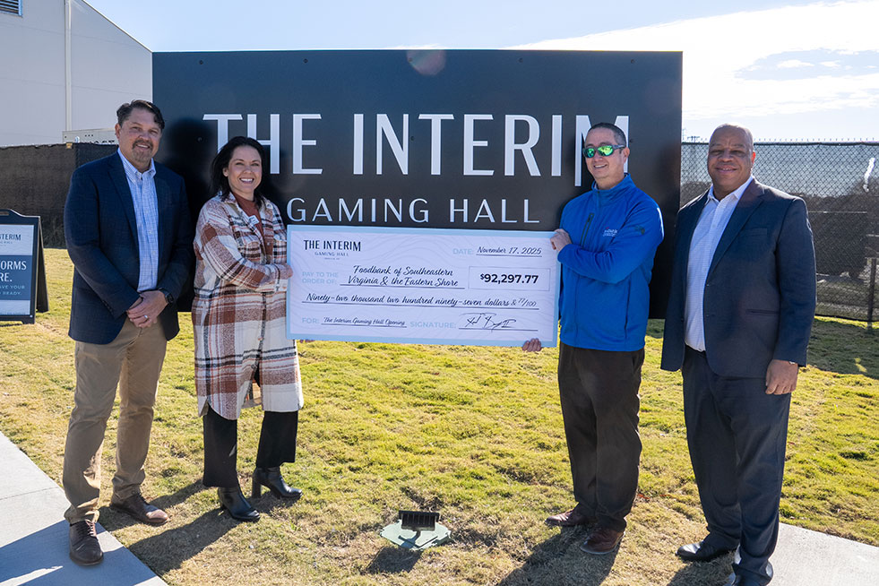 charity check presentation