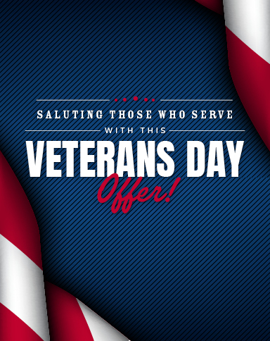 Veteran's Day Offer