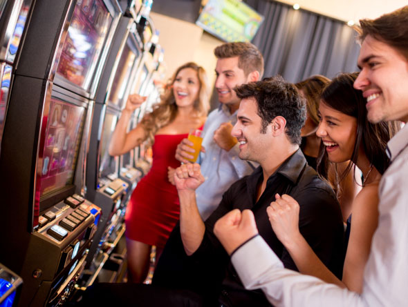 Image of People Playing Slots