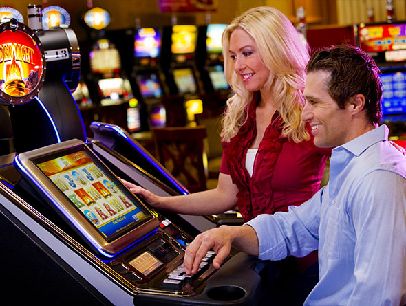 Couple Playing Slots