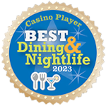 casino player best of dining and nightlife 2023 award logo