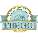 globe gazette readers' choice logo