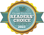 2023 Globe Gazette Readers' Choice Awards logo