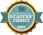2025 Globe Gazette Readers' Choice Awards logo
