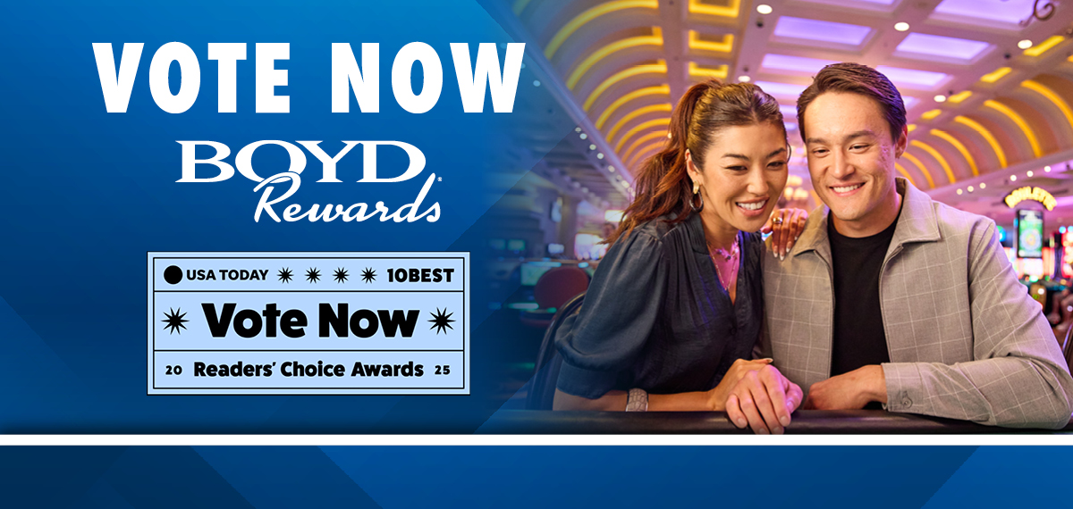 Vote Now - Boyd Rewards as Best Players Club for USA Today 10BEST