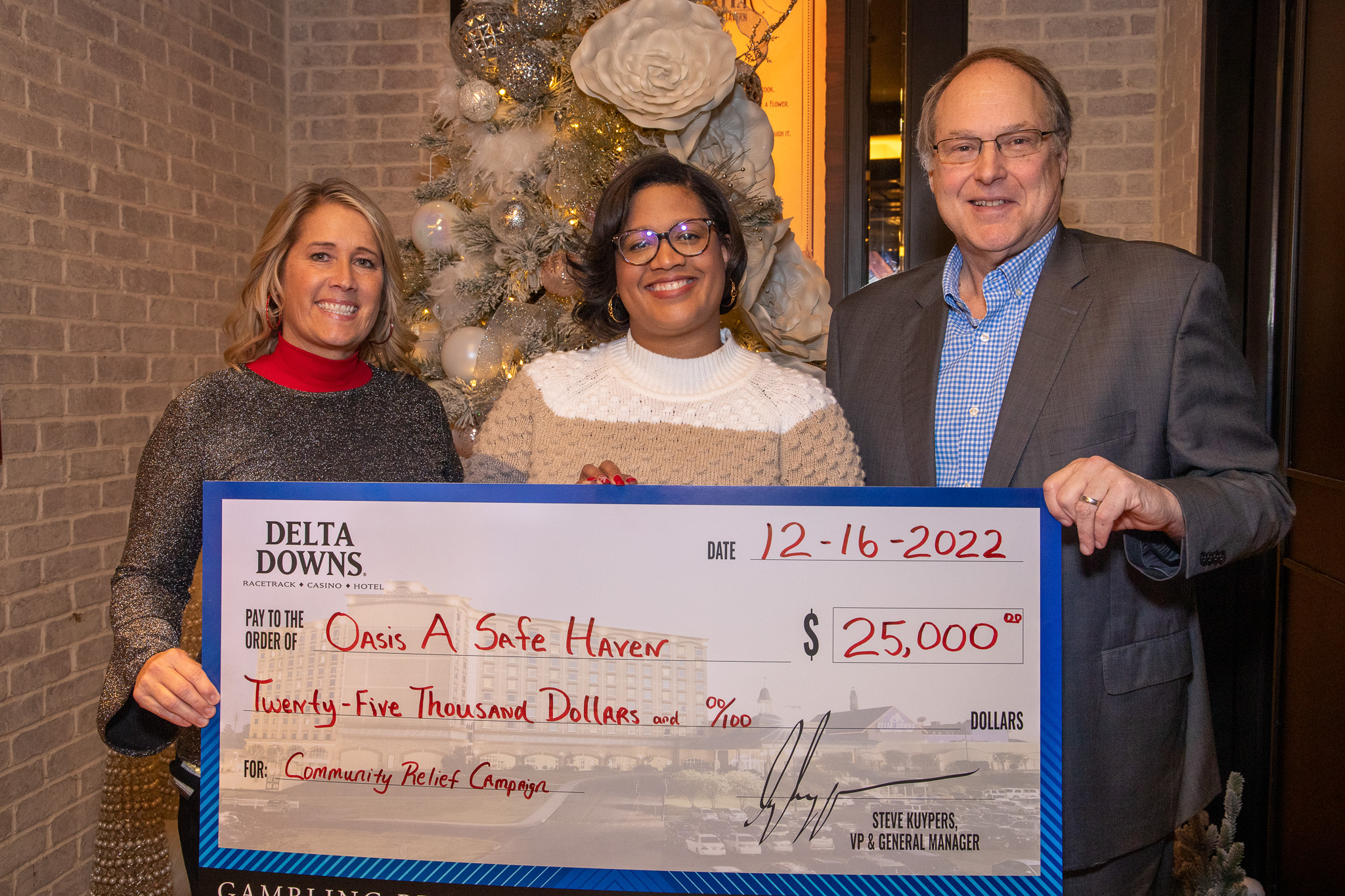 oasis as safe haven donation