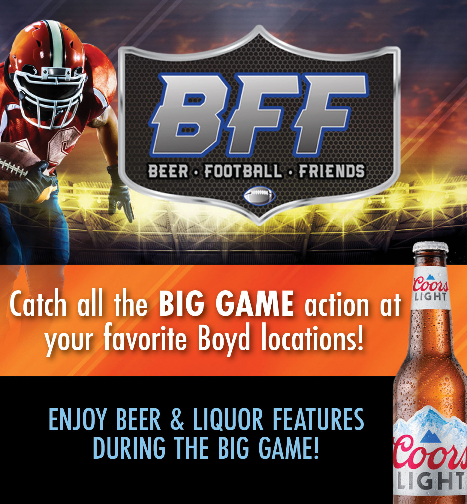 beer football friends