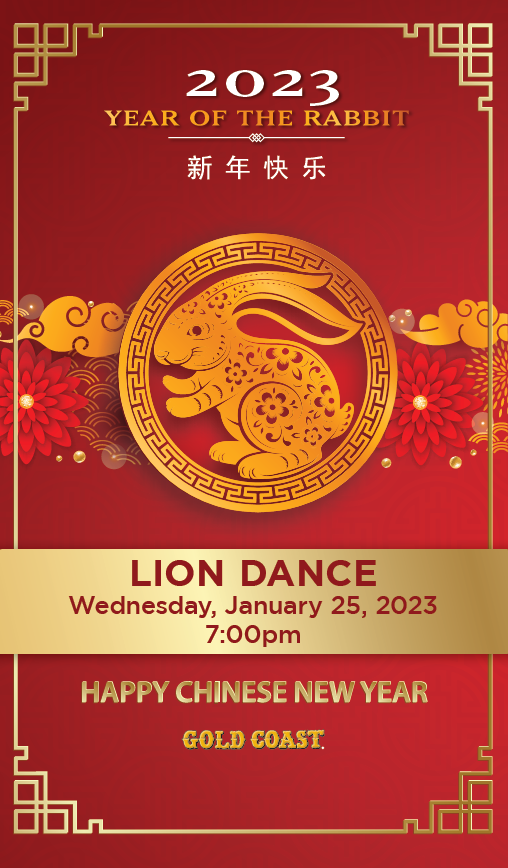 gold coast lion dance flyer