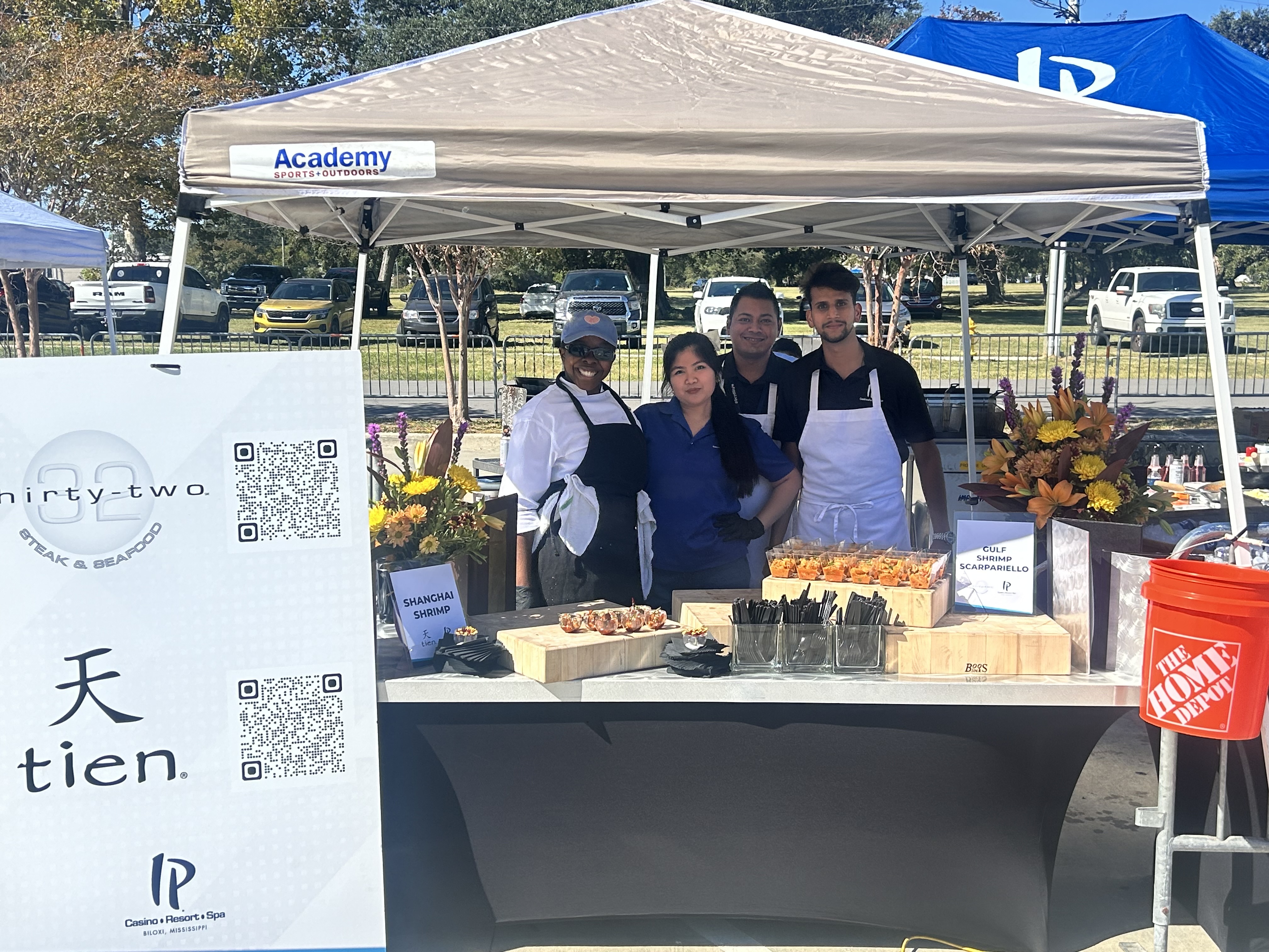 IP team at shrimp cook-off