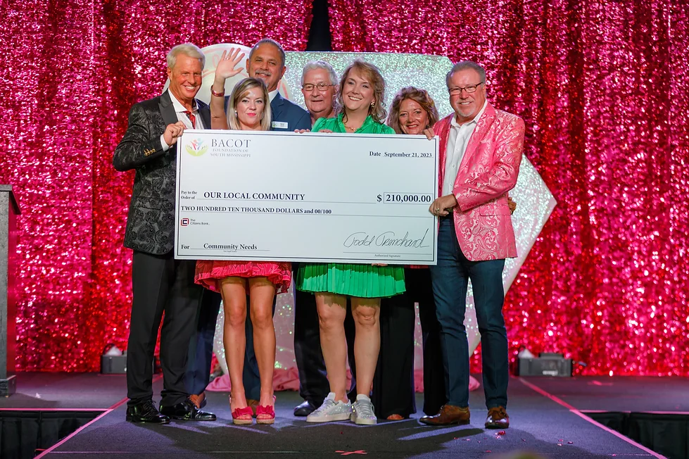 Bacot Foundation Check Presentation