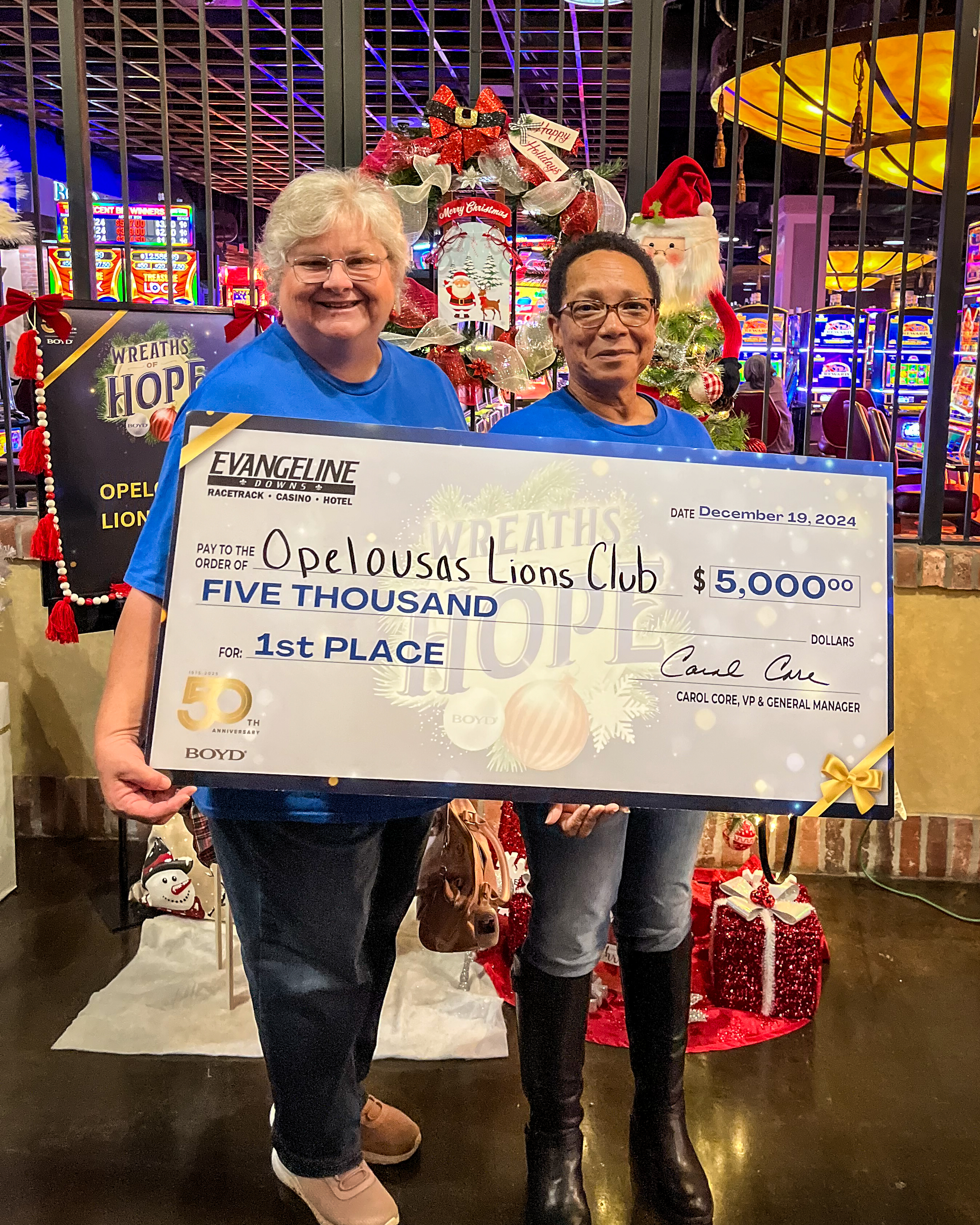 Opelousas Lions Club 1st Place Winner