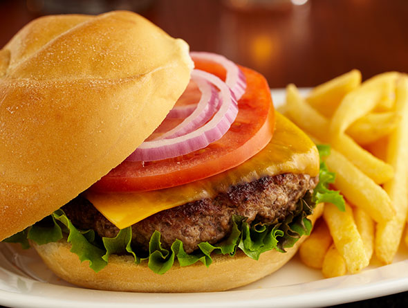 Cheeseburger and Fries