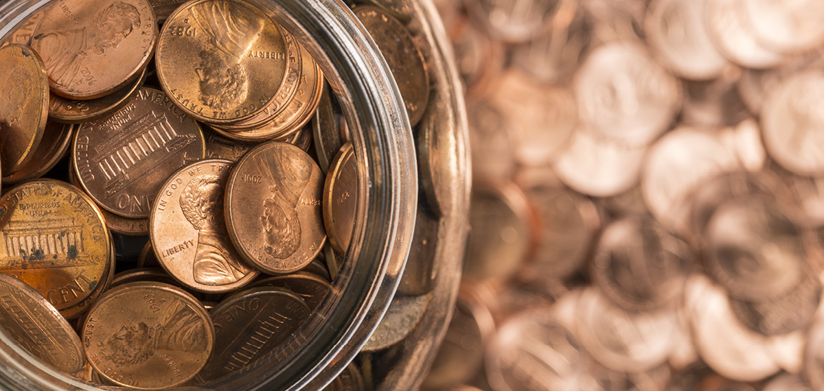 jars of coins