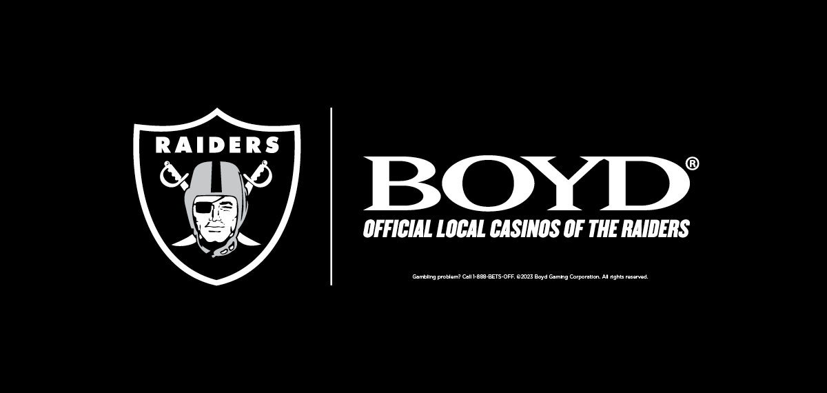 Las Vegas Raiders and Boyd Gaming Logos