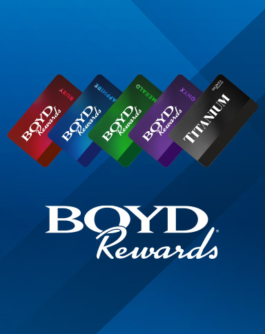boyd rewards logo and cards