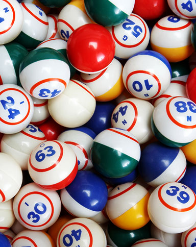 Bingo balls image