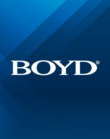 boyd gaming logo on a background