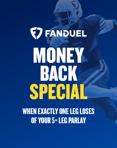 FanDuel Money Back Special When Exactly One Leg Loses of Your 5+ Leg Parlay
