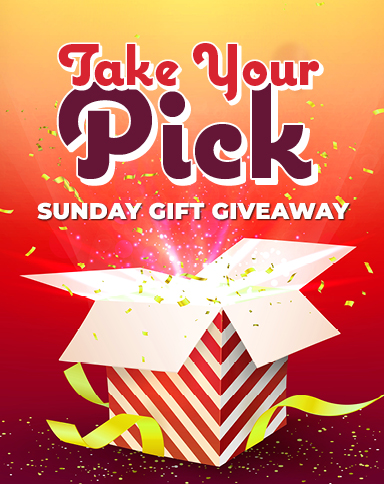 Take Your Pick Sunday Gift Giveaway