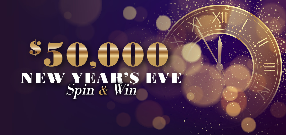 $50,000 New Year's Eve Spin & Win