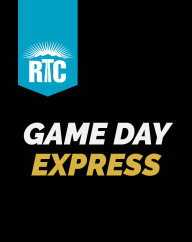 game day express with RTC logo