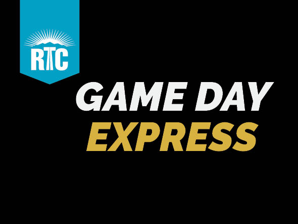 game day express with RTC logo