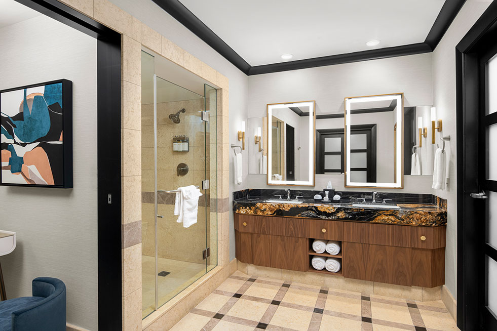 executive suite bathroom