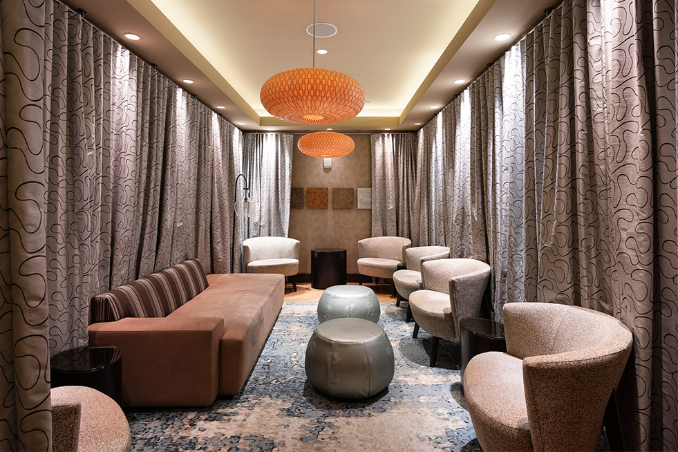 ara Spa waiting lounge