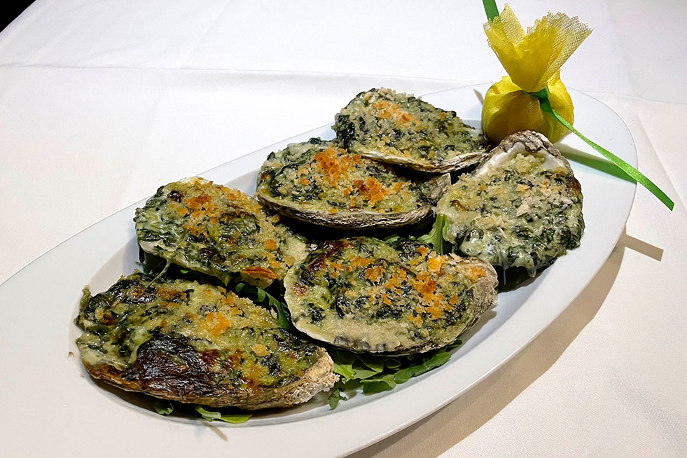 William B's Oysters Rockefeller
