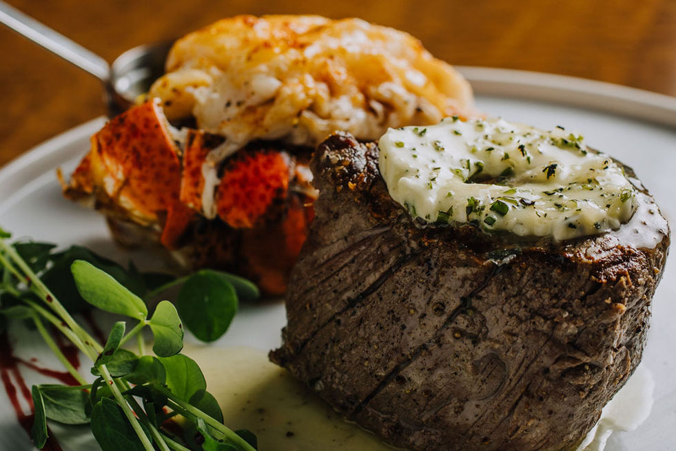 Filet and Lobster at William B's Steakhouse