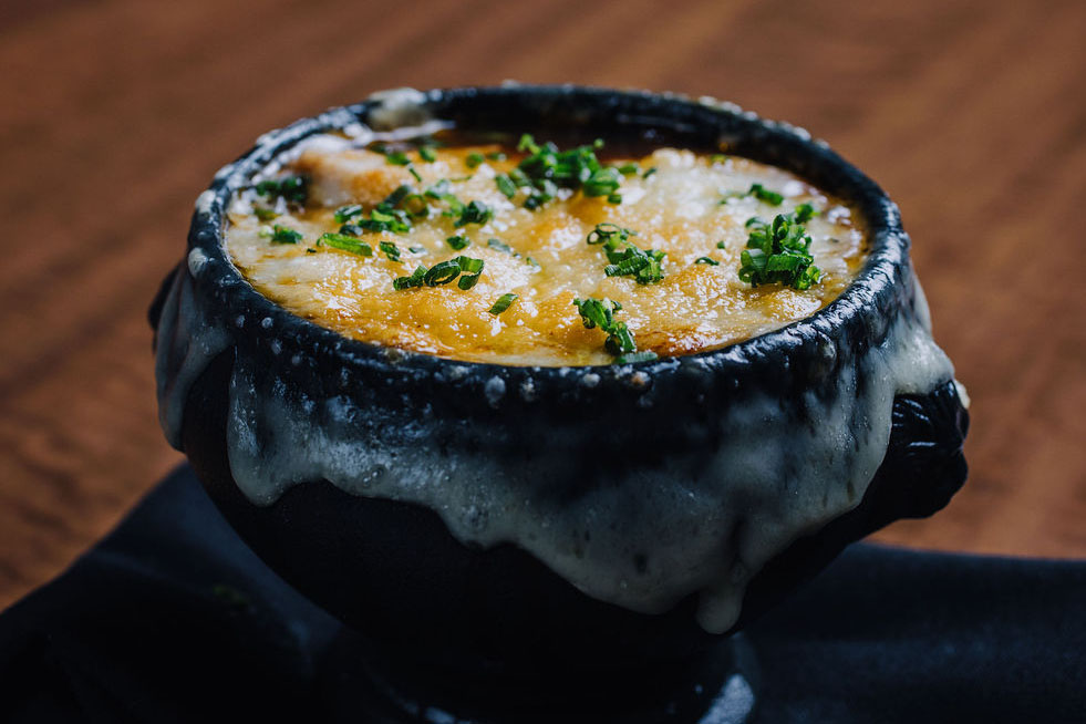 French Onion Soup at William B's Steakhouse