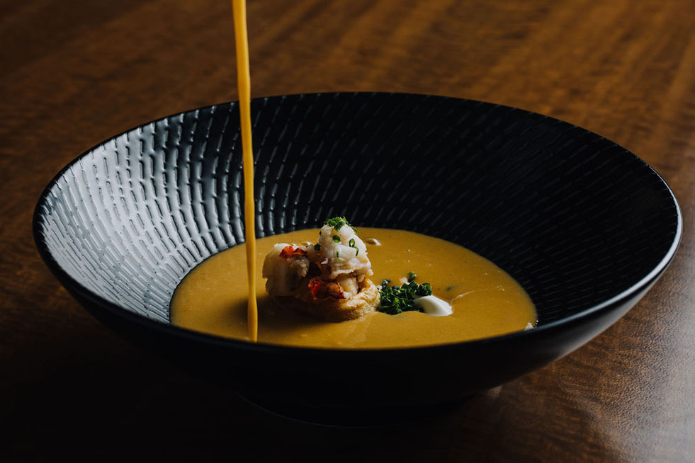 Lobster Bisque at William B's Steakhouse