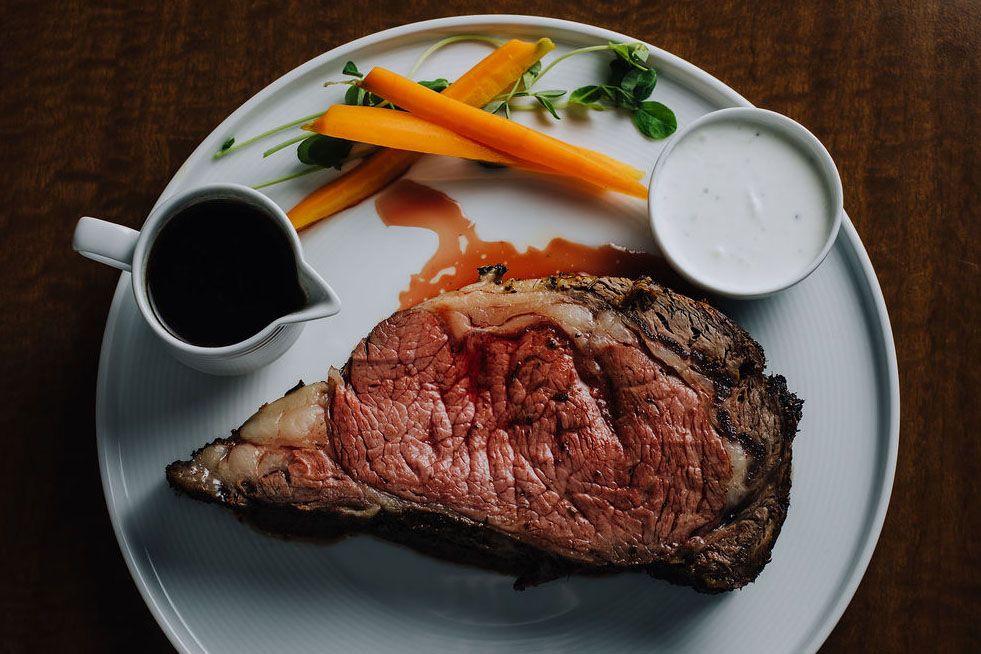 Prime Rib at William B's Steakhouse