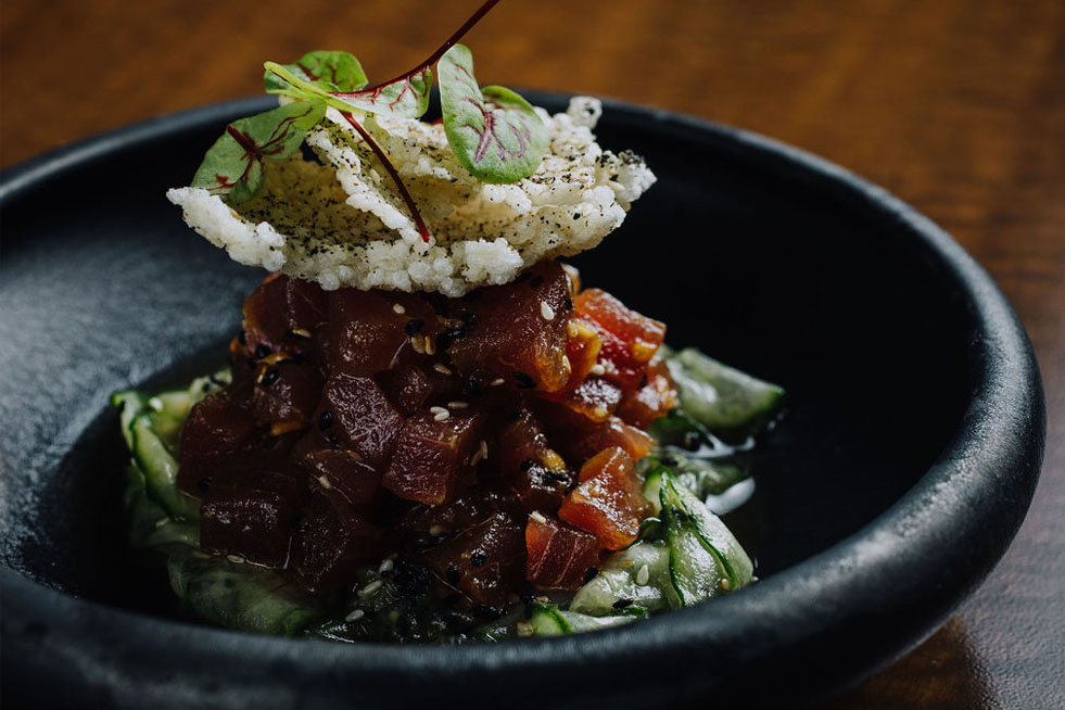 Tuna Poke at William B's Steakhouse