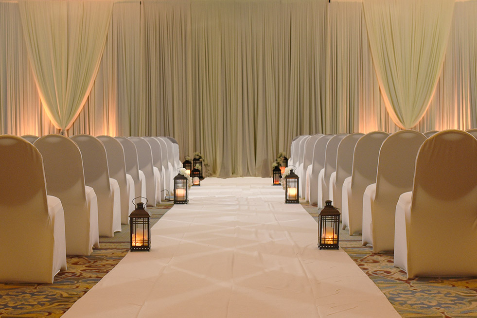 Wedding aisle at Blue Chip image