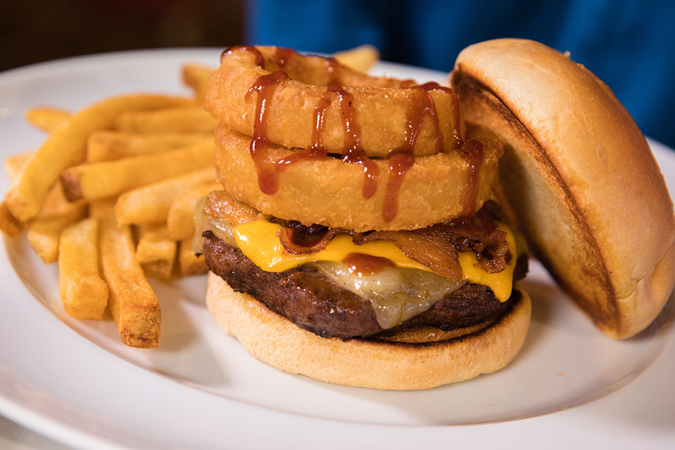 Gator Grill Burger at Delta Downs