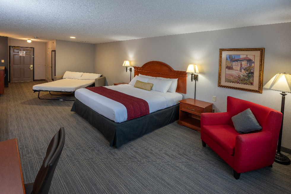 diamond jo casino & hotel king studio with full size sofa bed