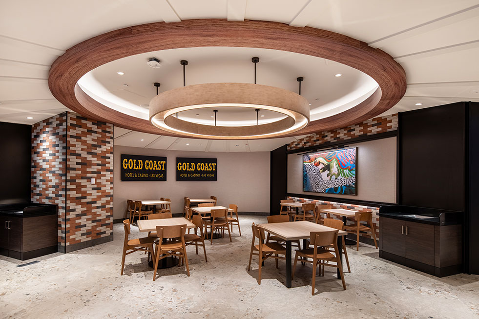 tacos el pastor dining area with tables
