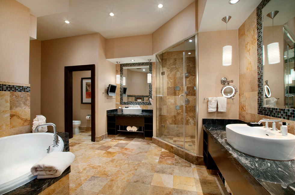 penthouse suite bath image