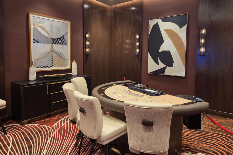 High Limit Table Game Room