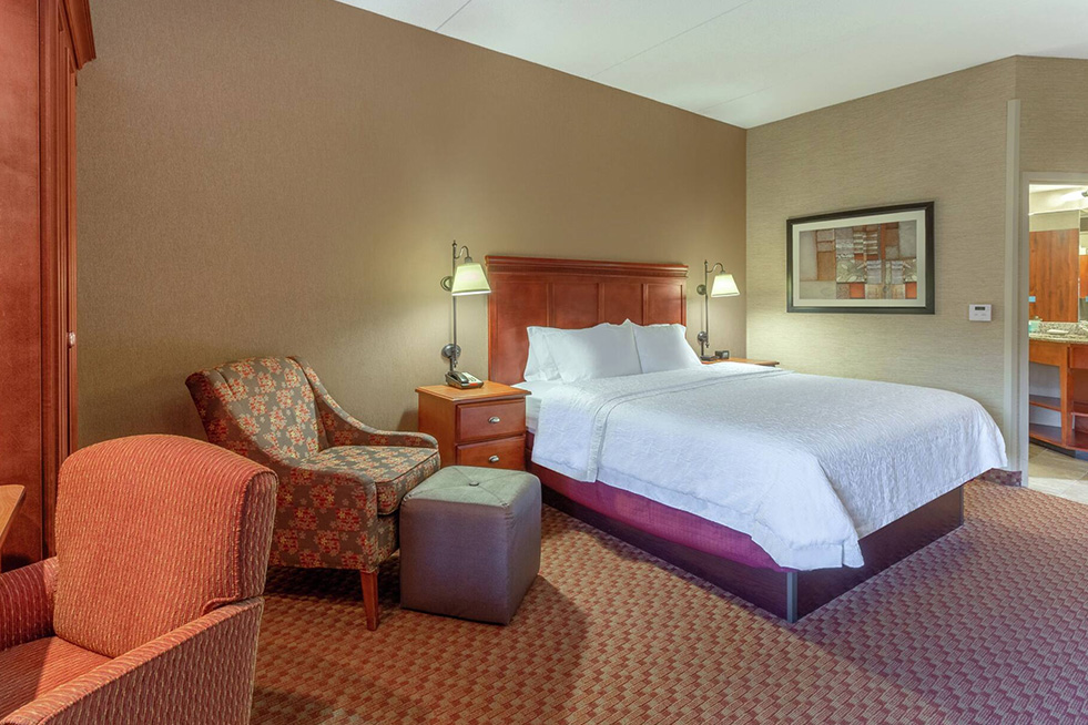 king room with chairs and a desk at paradice inn