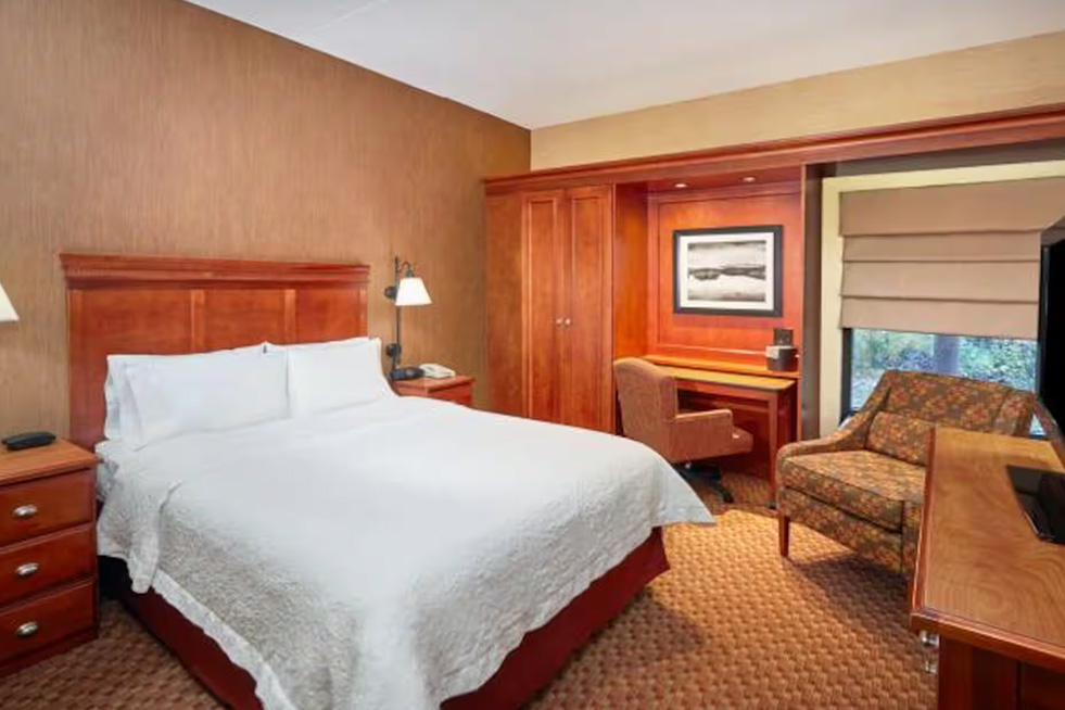 queen room with mobility access at paradice inn