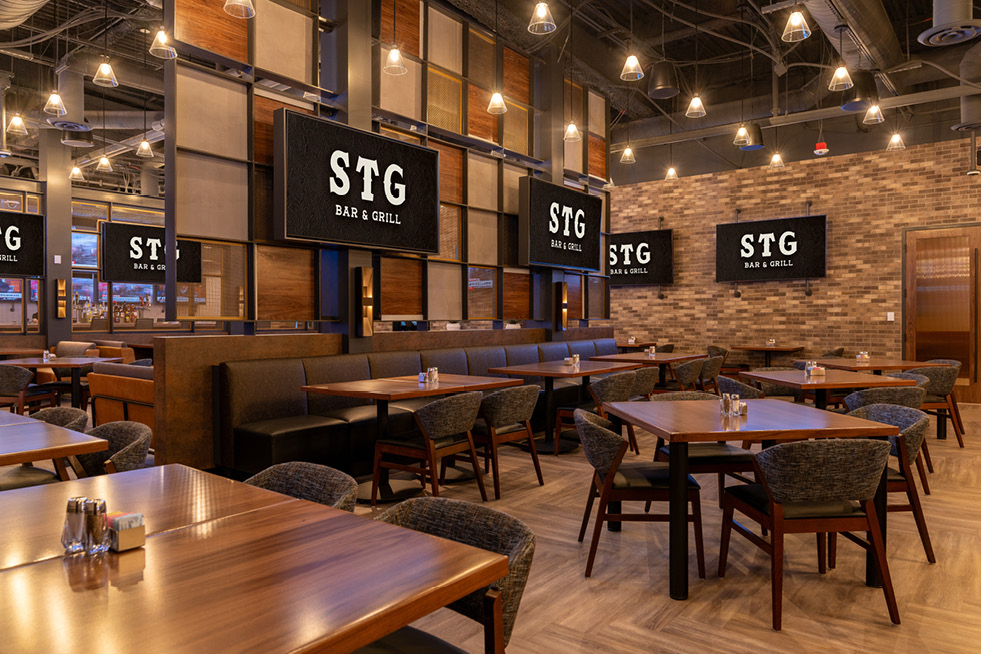 STG Bar & Grill interior
