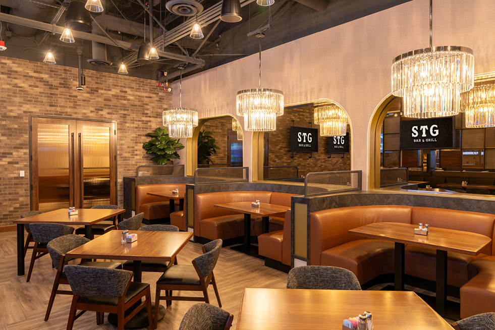 STG Bar & Grill interior