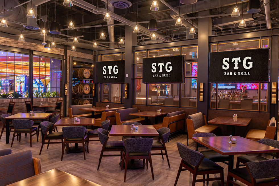 STG Bar & Grill interior